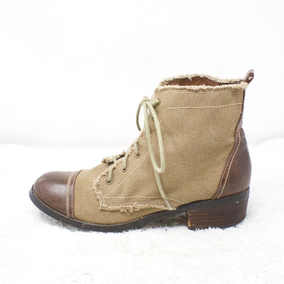 Sbicca Shoes - Sbicca Vintage Collection Canvas Ankle Boots 8.5